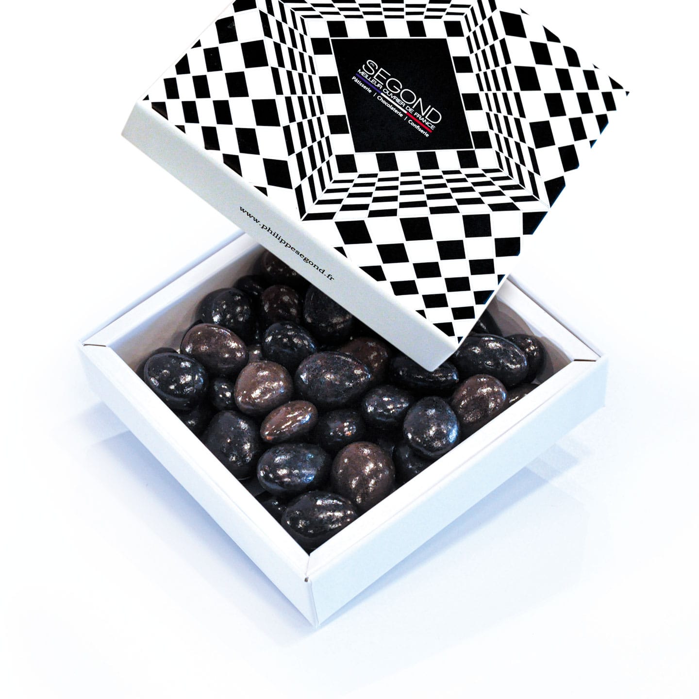 Amandes enrobées Chocolat Noir 150g