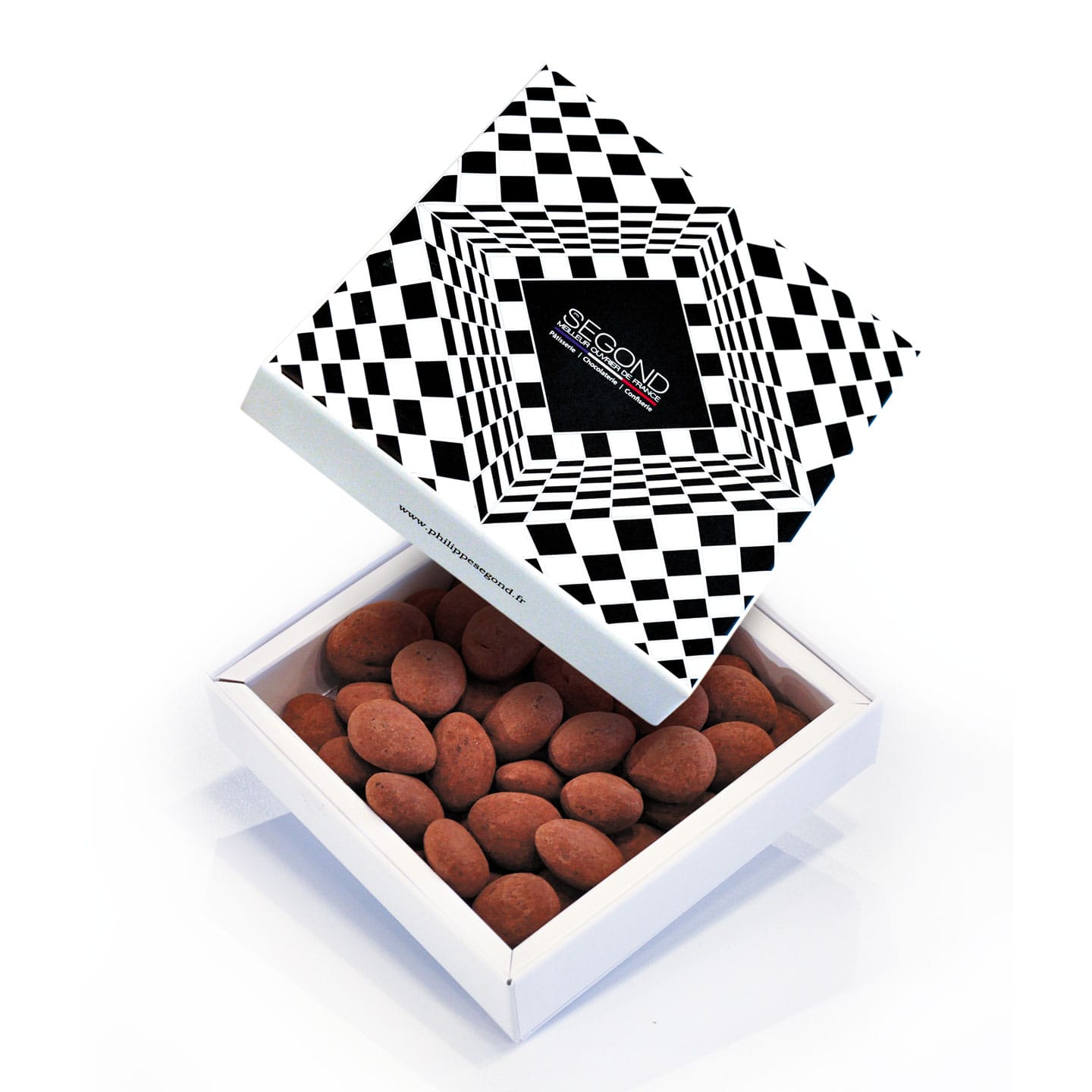 Amandes enrobées Poudre Cacao 200g