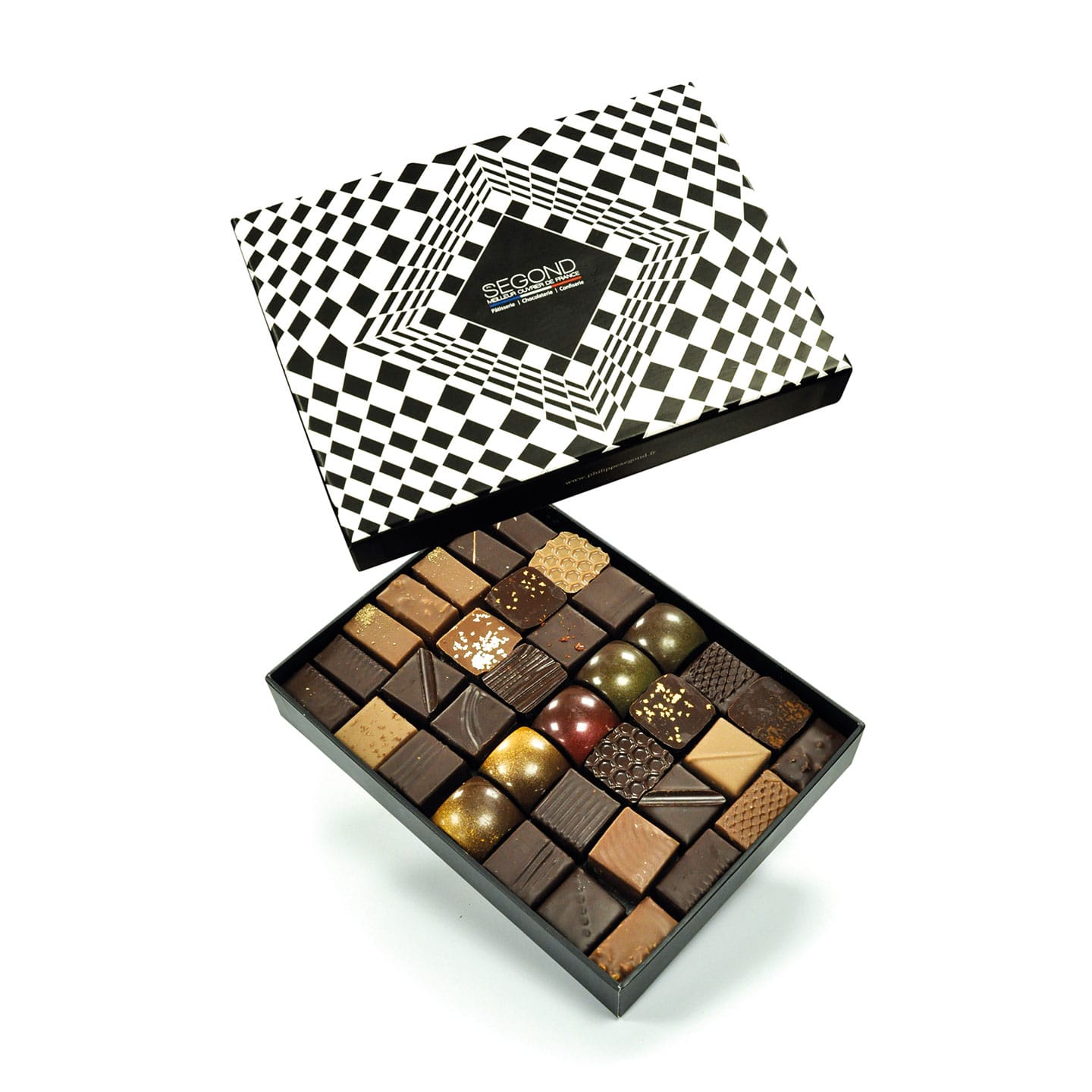 Assortiment Chocolats Lait 270g - 36 pièces Symétrie