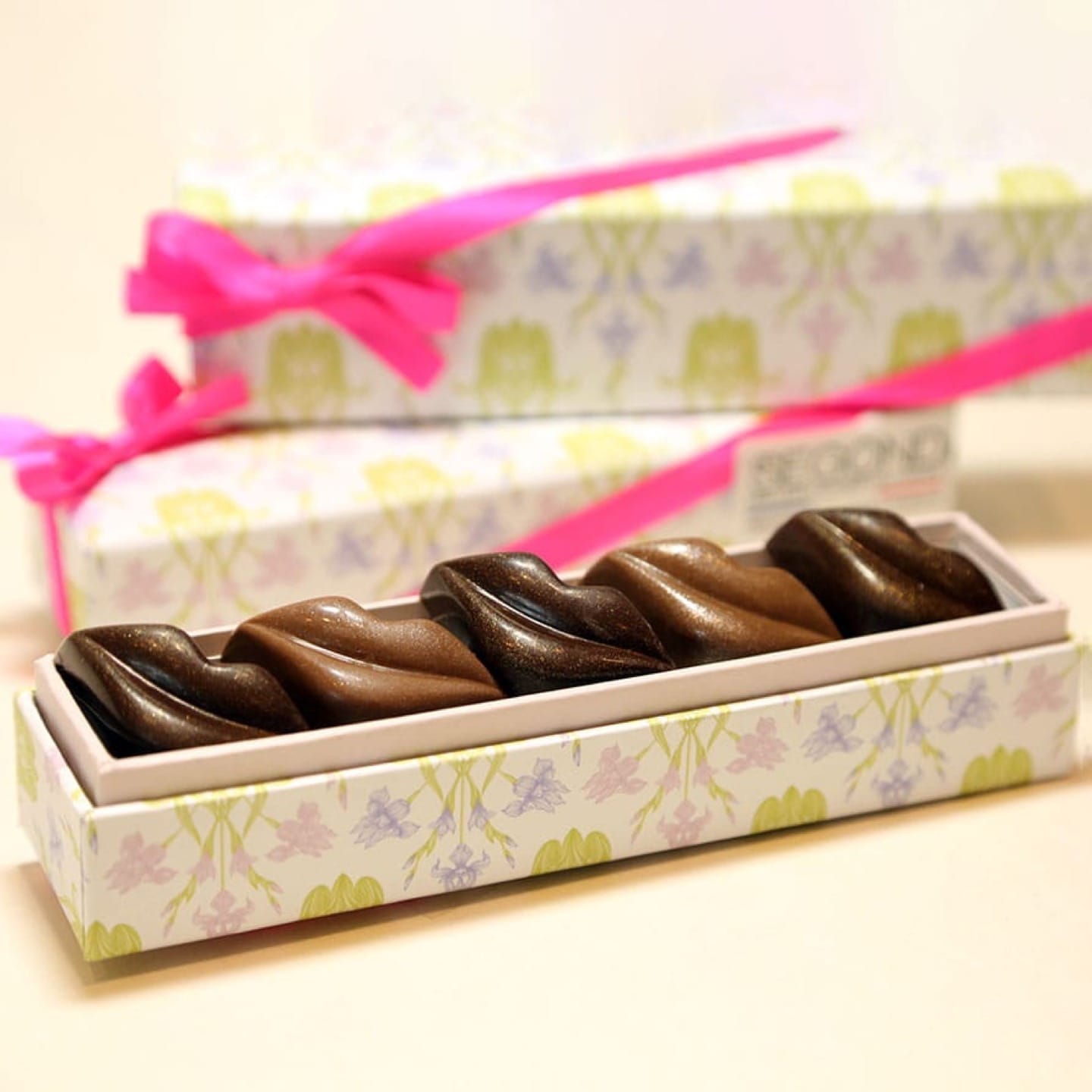 Bisous Chocolat Praliné Fête des Mères 65g 5 pièces