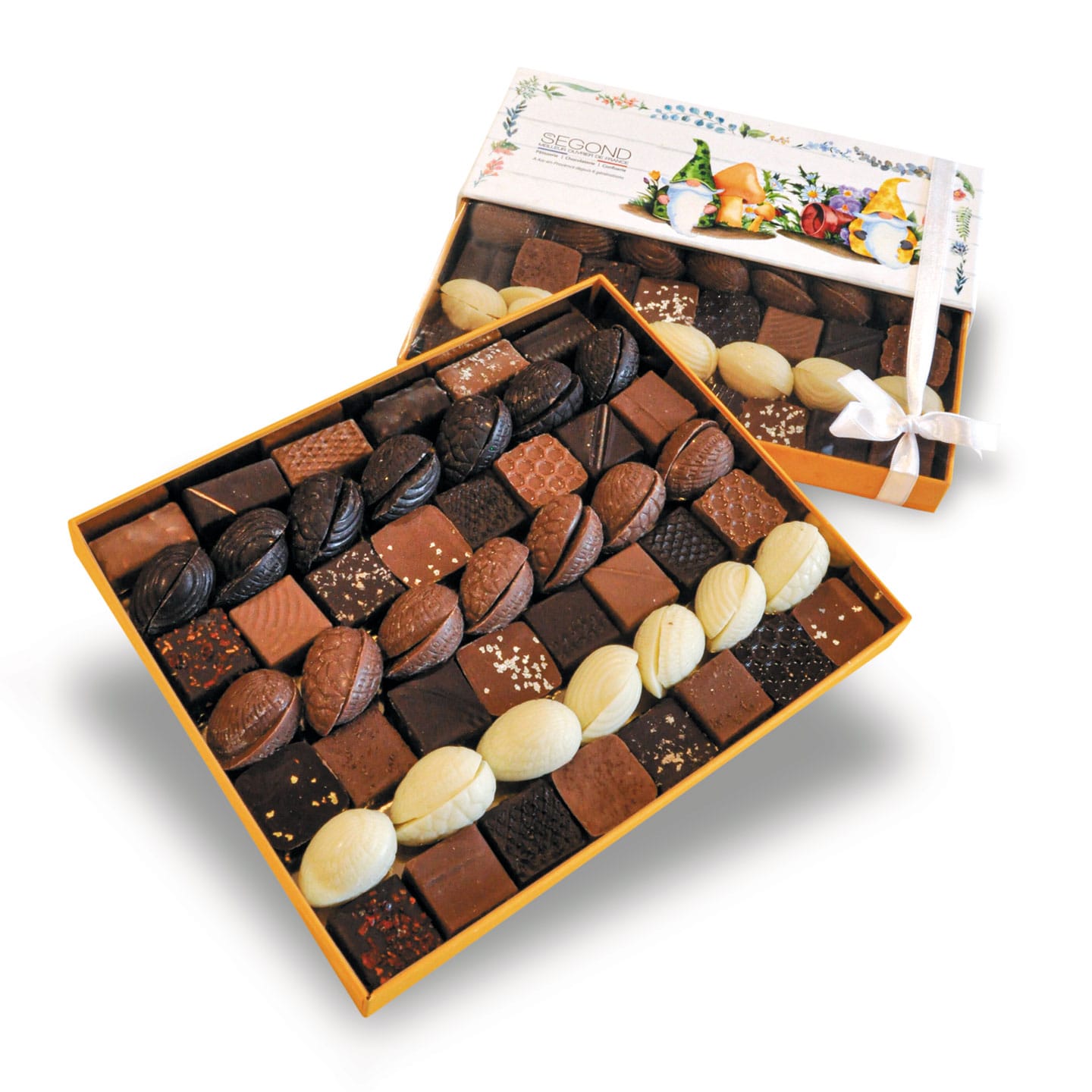 Assortiment Chocolats Noir et Lait Pâques 445g 