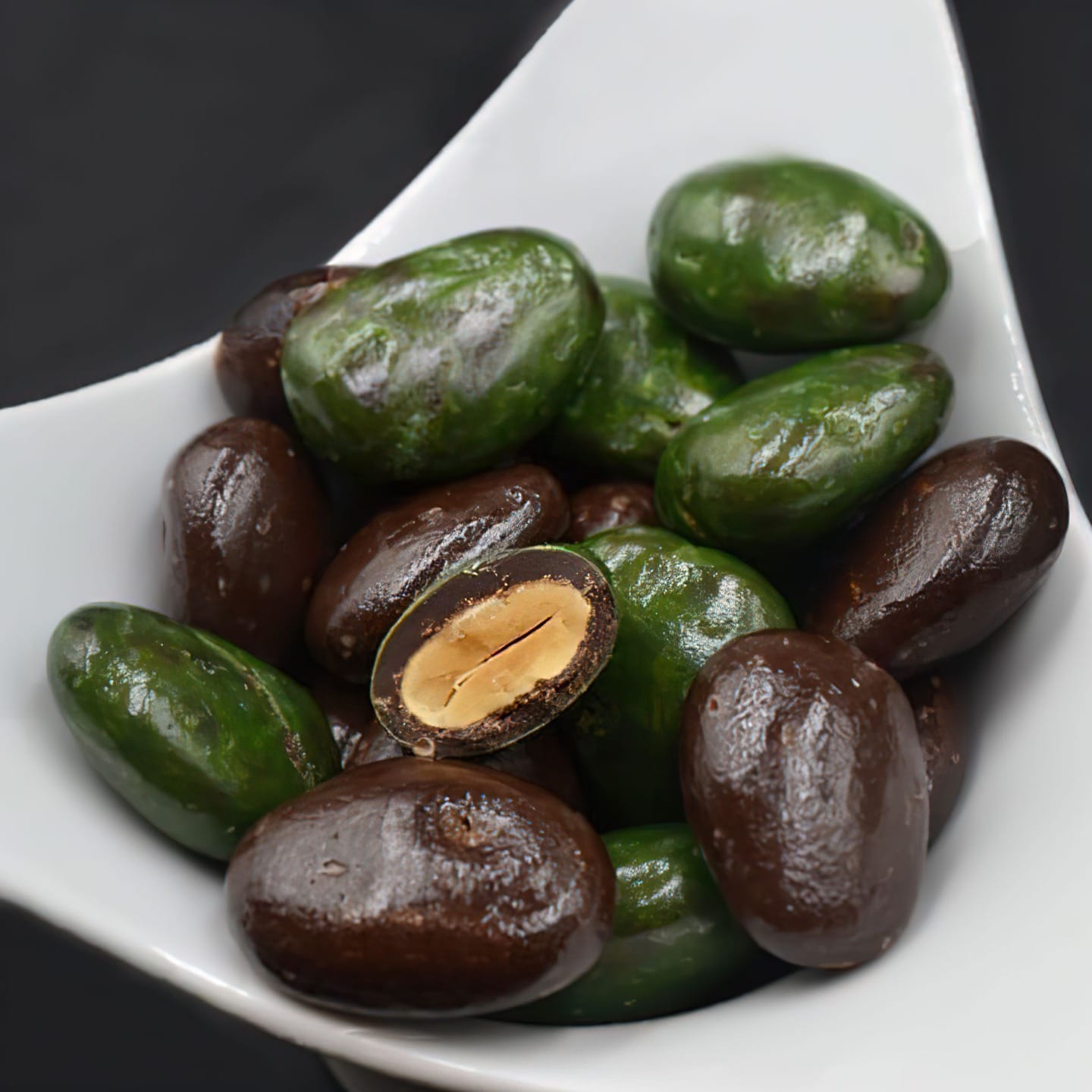 Olives Amandes enrobées Chocolat 200g