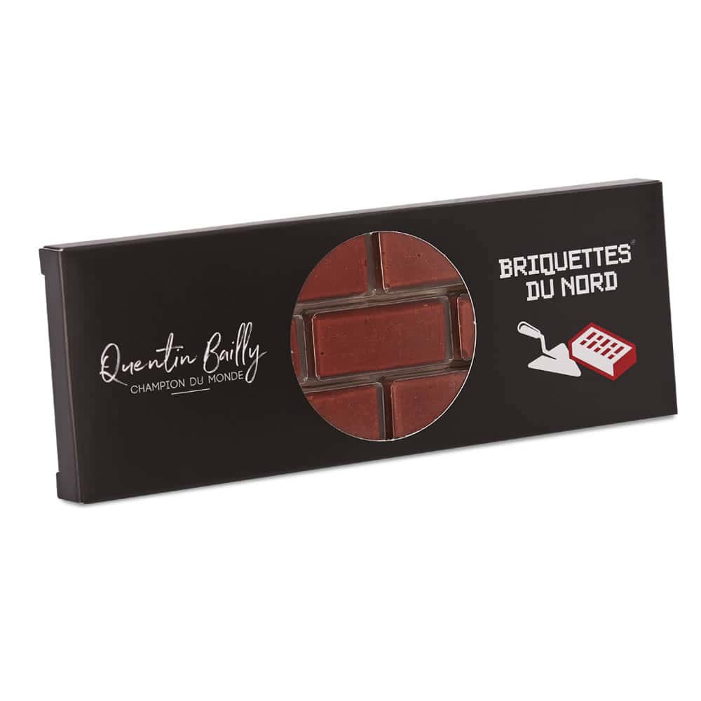 Chocolat Lait, Caramel et Spéculoos 93g Briquettes du Nord ®