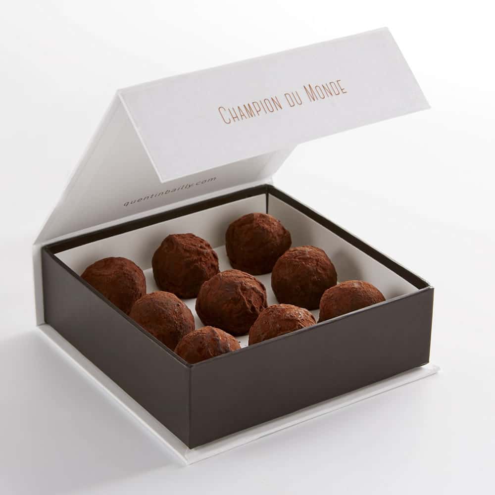 Truffes Chocolat Lait Caramel 105g - 9 pièces
