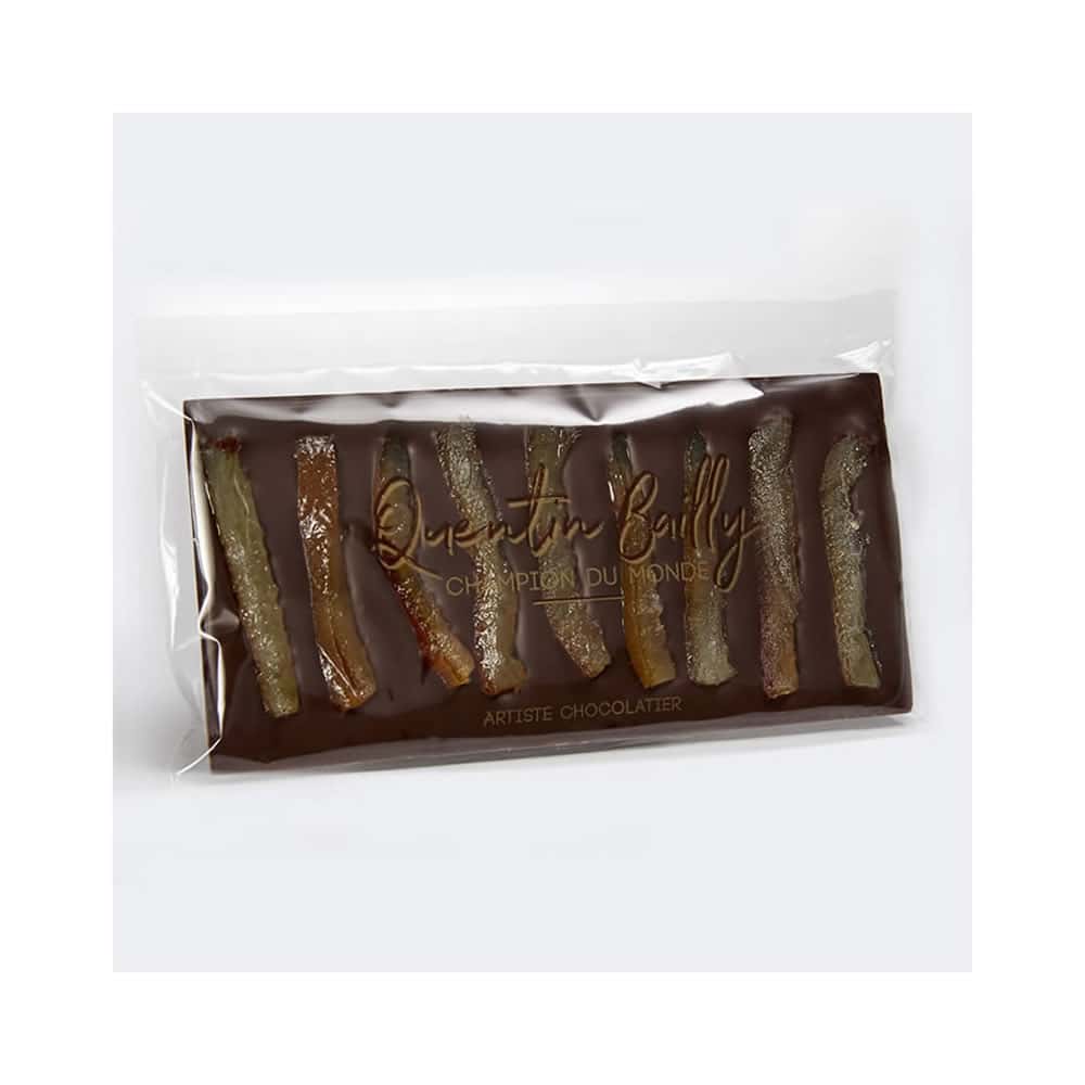 Tablette Chocolat Noir Oranges Confites 61% 110g