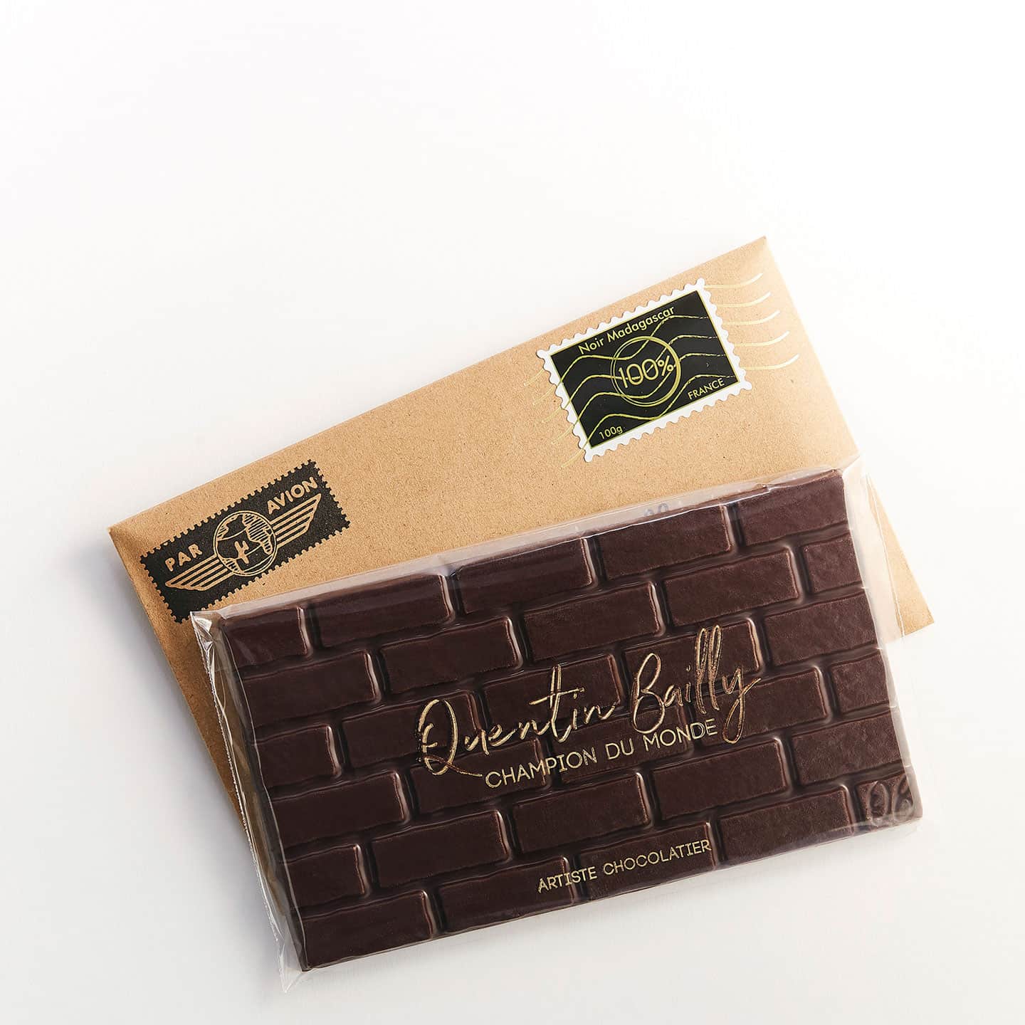 Tablette Chocolat Noir 100% origine Madagascar 100g
