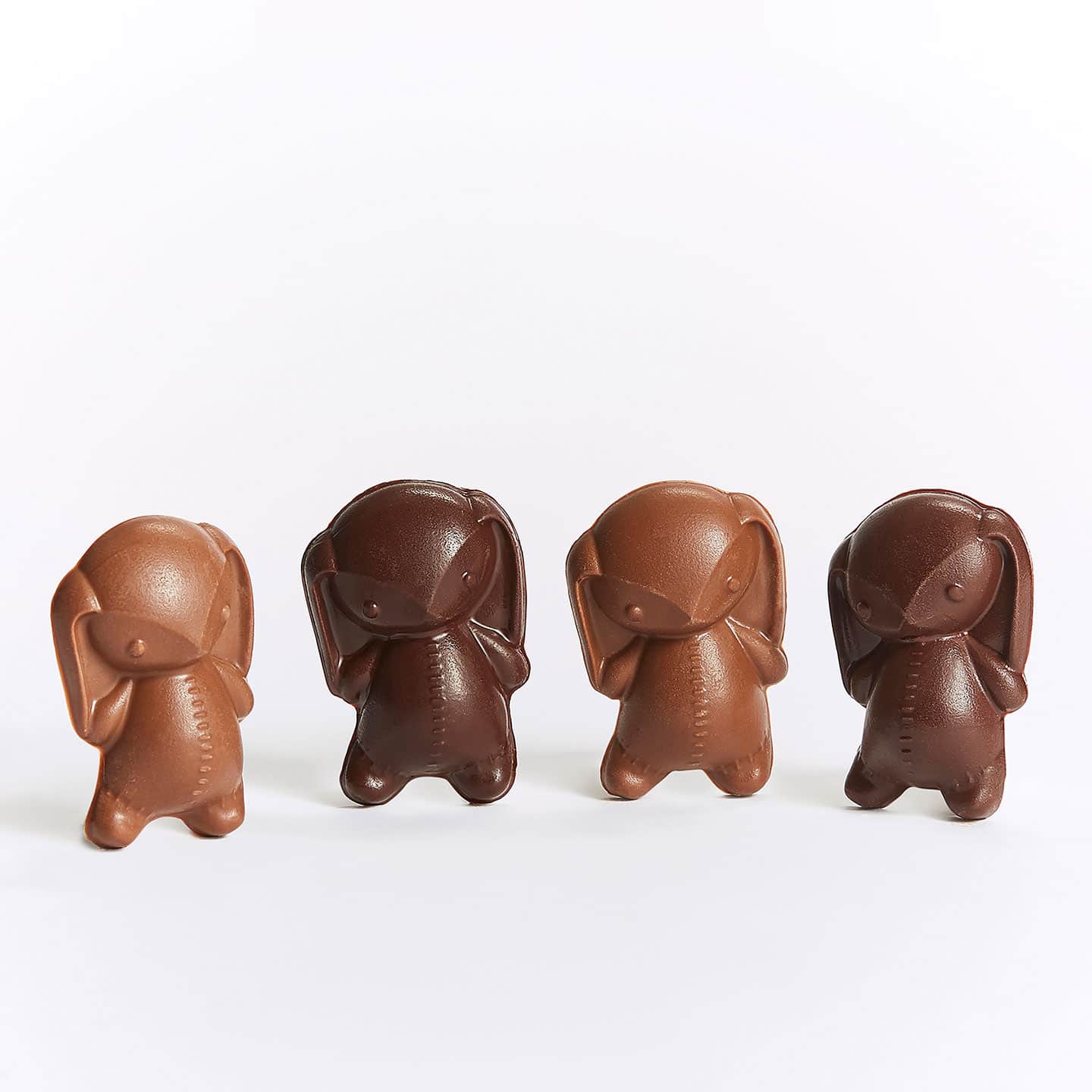 Pralinés Amandes Noisettes Chocolat Noir et Lait Caramel Framboise 80g Mini Toudoux
