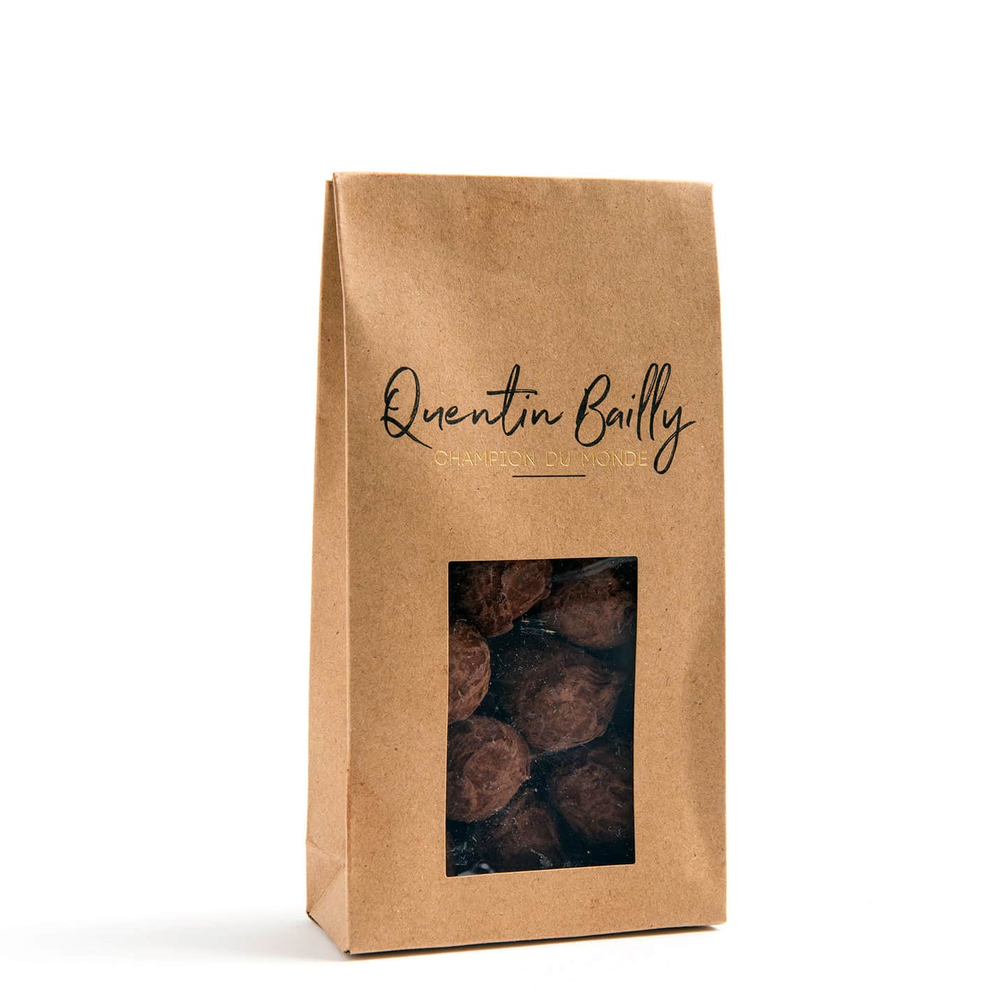 Truffes Chocolat Noir Vanille 190g - 15 pièces