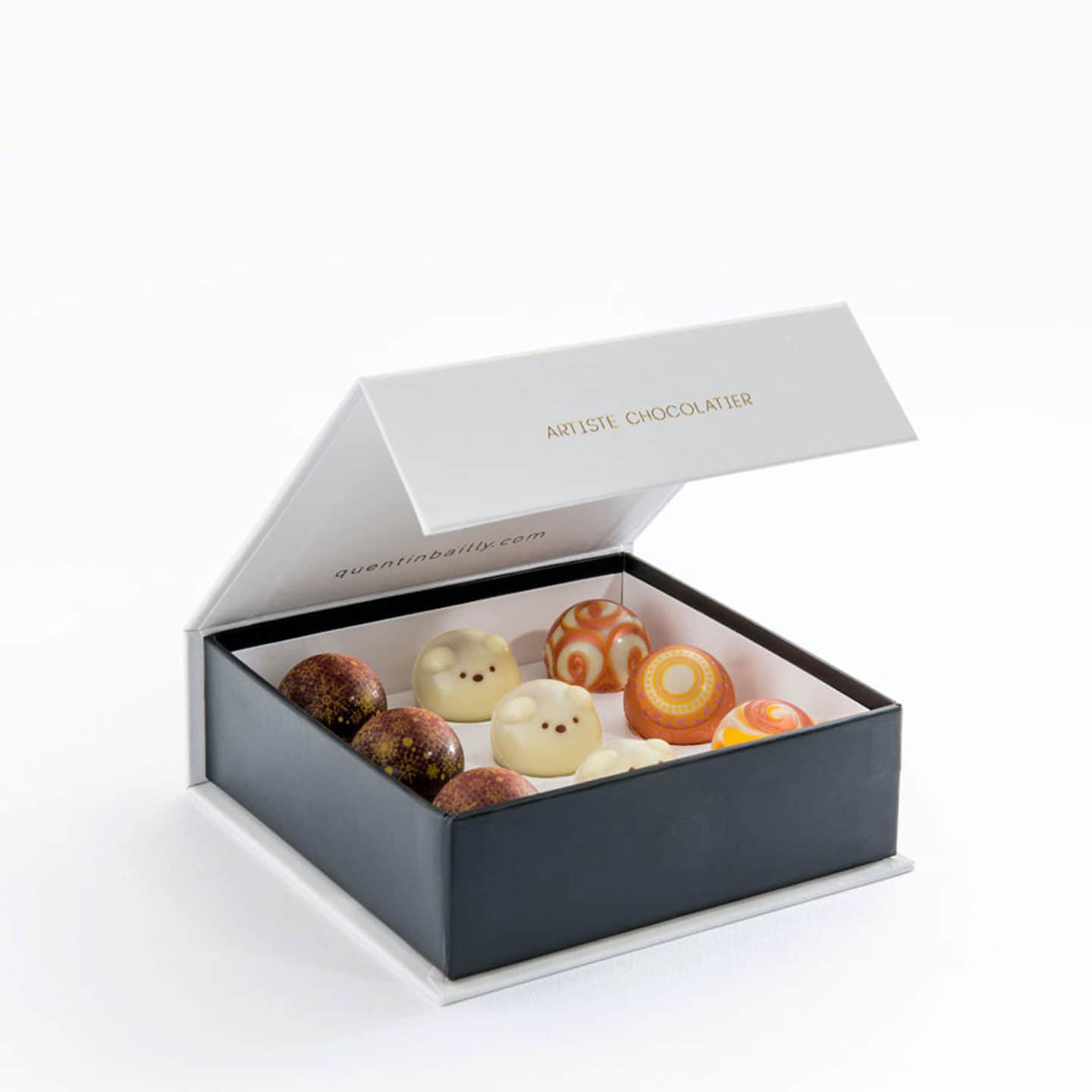 Boule de Noël Chocolat Lait Praliné 75g