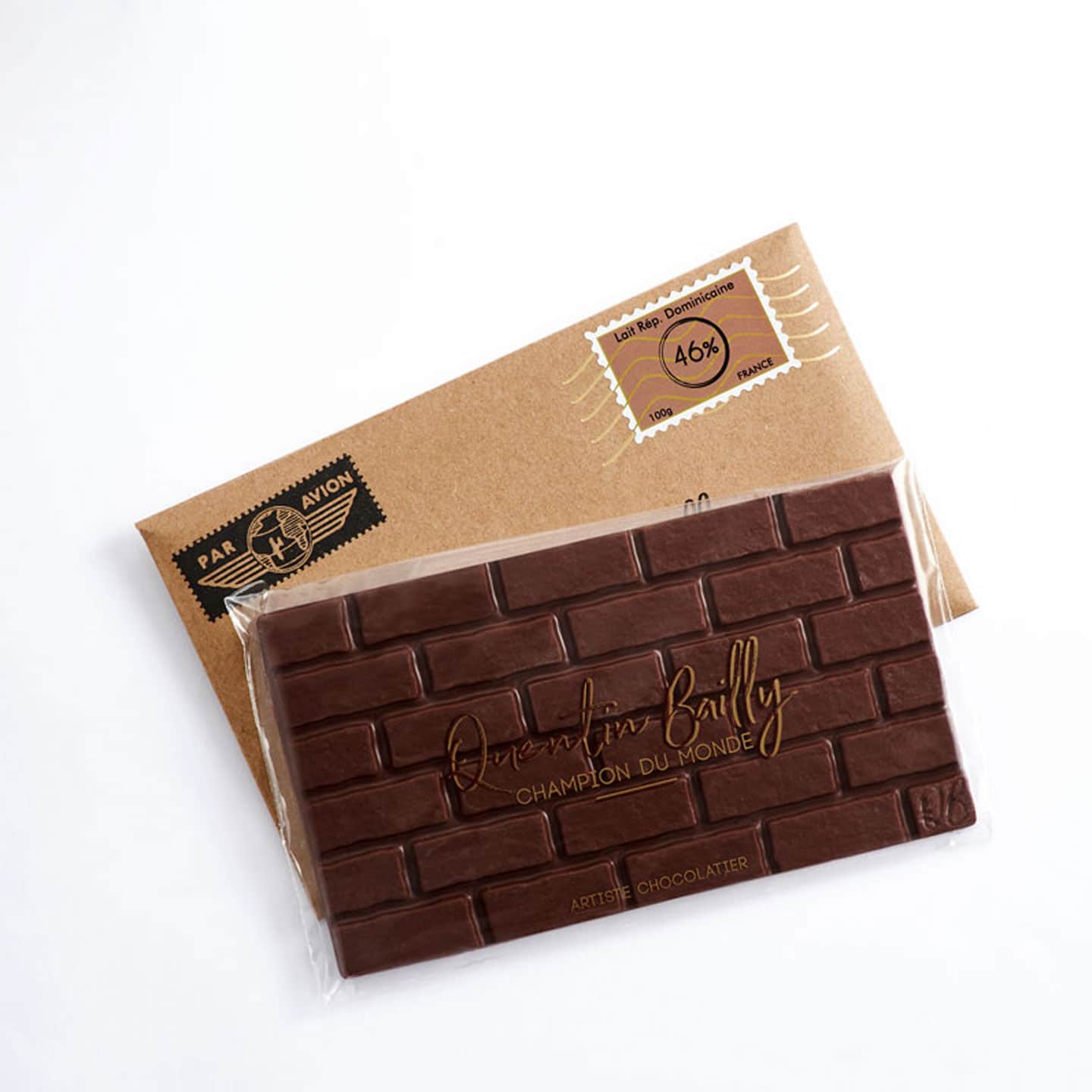 Tablette Chocolat Lait 46% origine République Dominicaine 100g