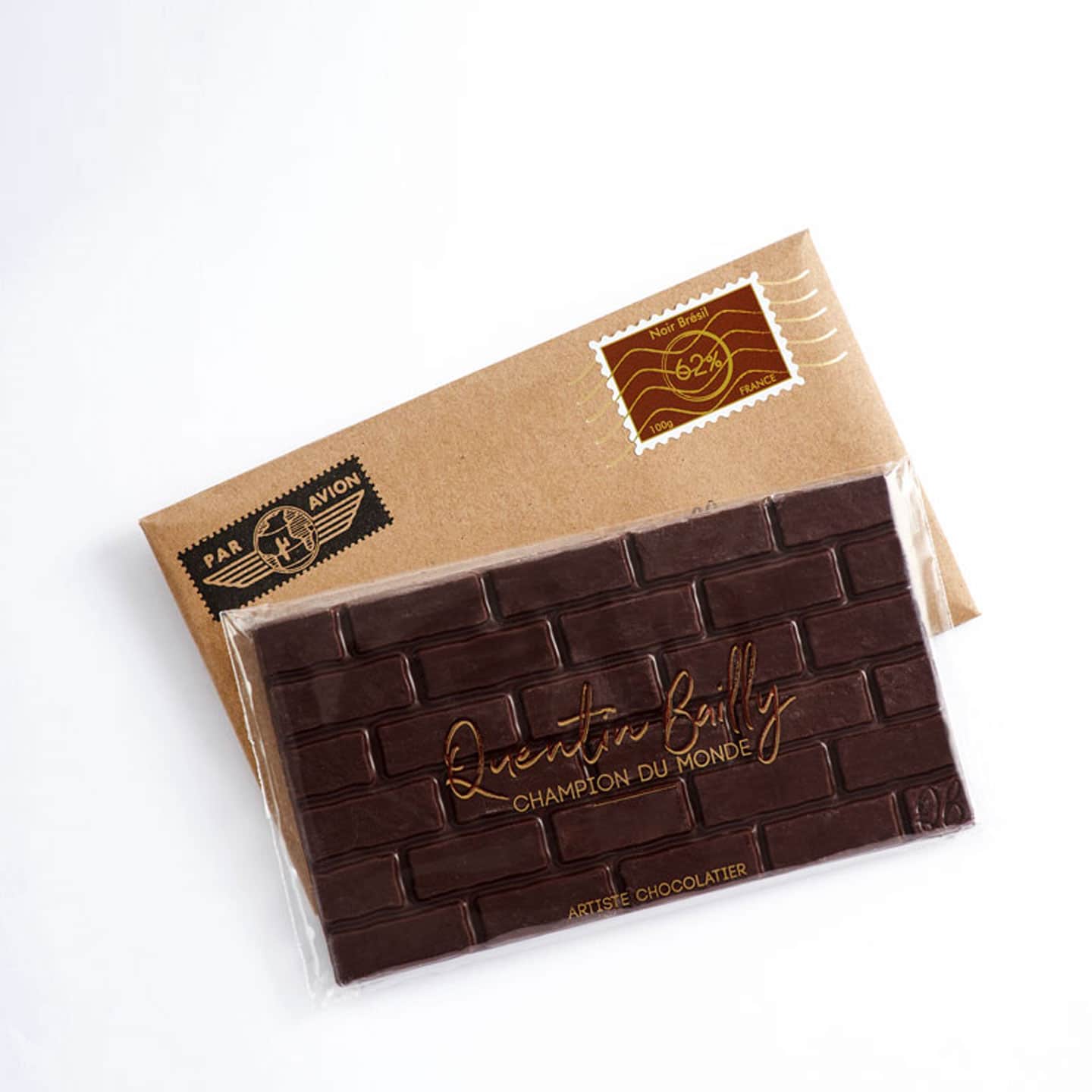 Tablette Chocolat Noir 62% origine Brésil 100g
