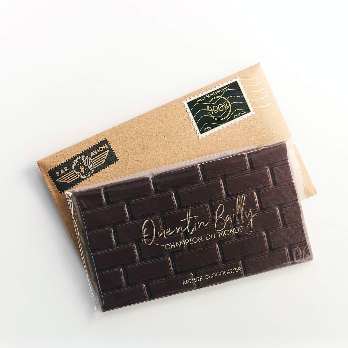 Tablette Chocolat Noir 100% origine Madagascar 100g