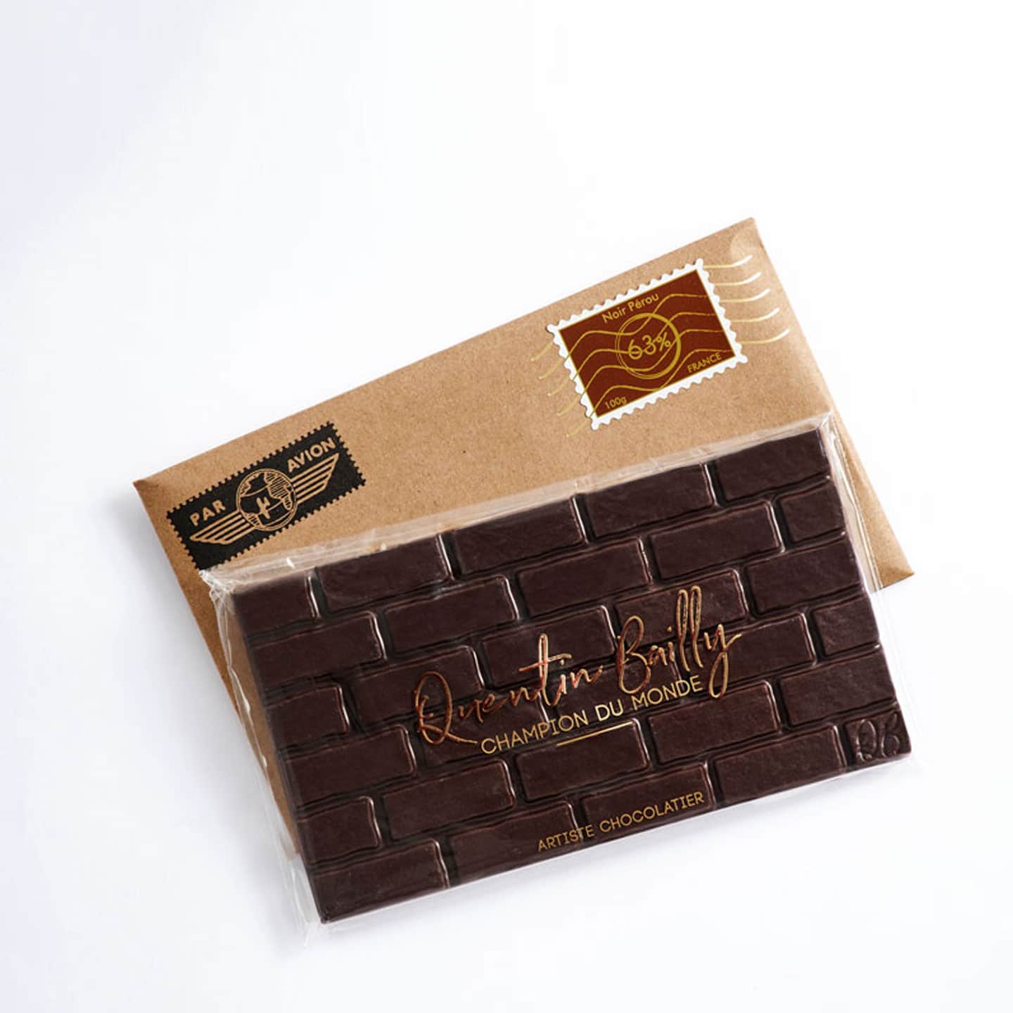 Tablette Chocolat Noir 63% origine Pérou 100g