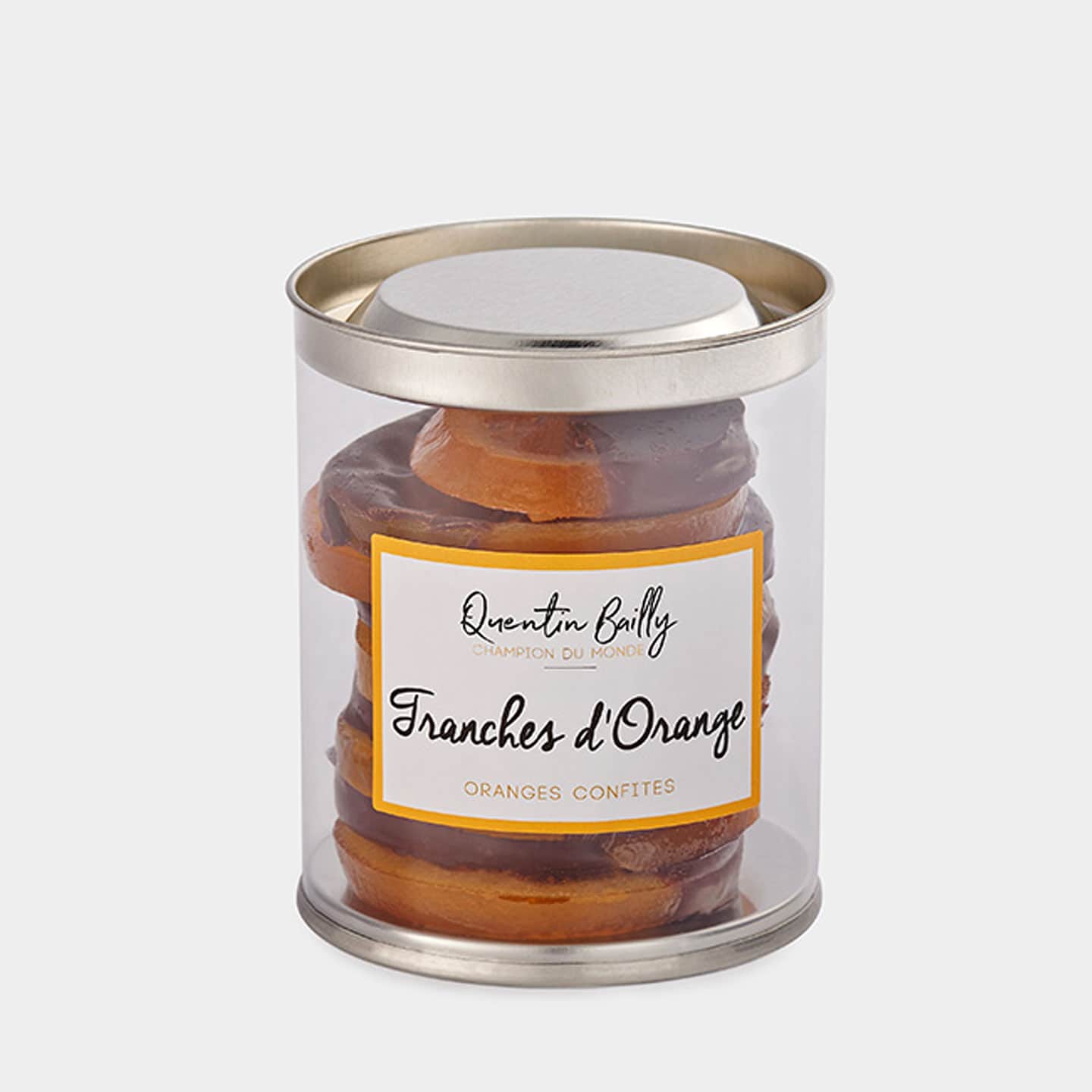 Rondelles Orange Confite enrobées Chocolat Noir 150g