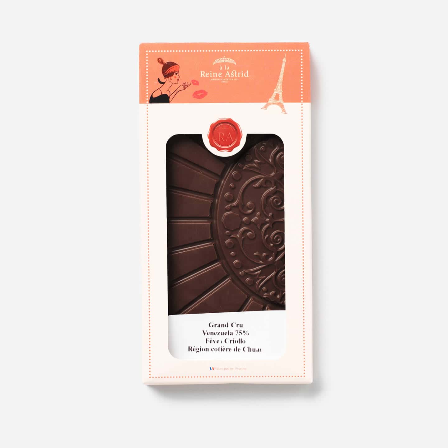 TABLETTE DE CHOCOLAT NOIR Fèves de cacao – Angèle Confiserie