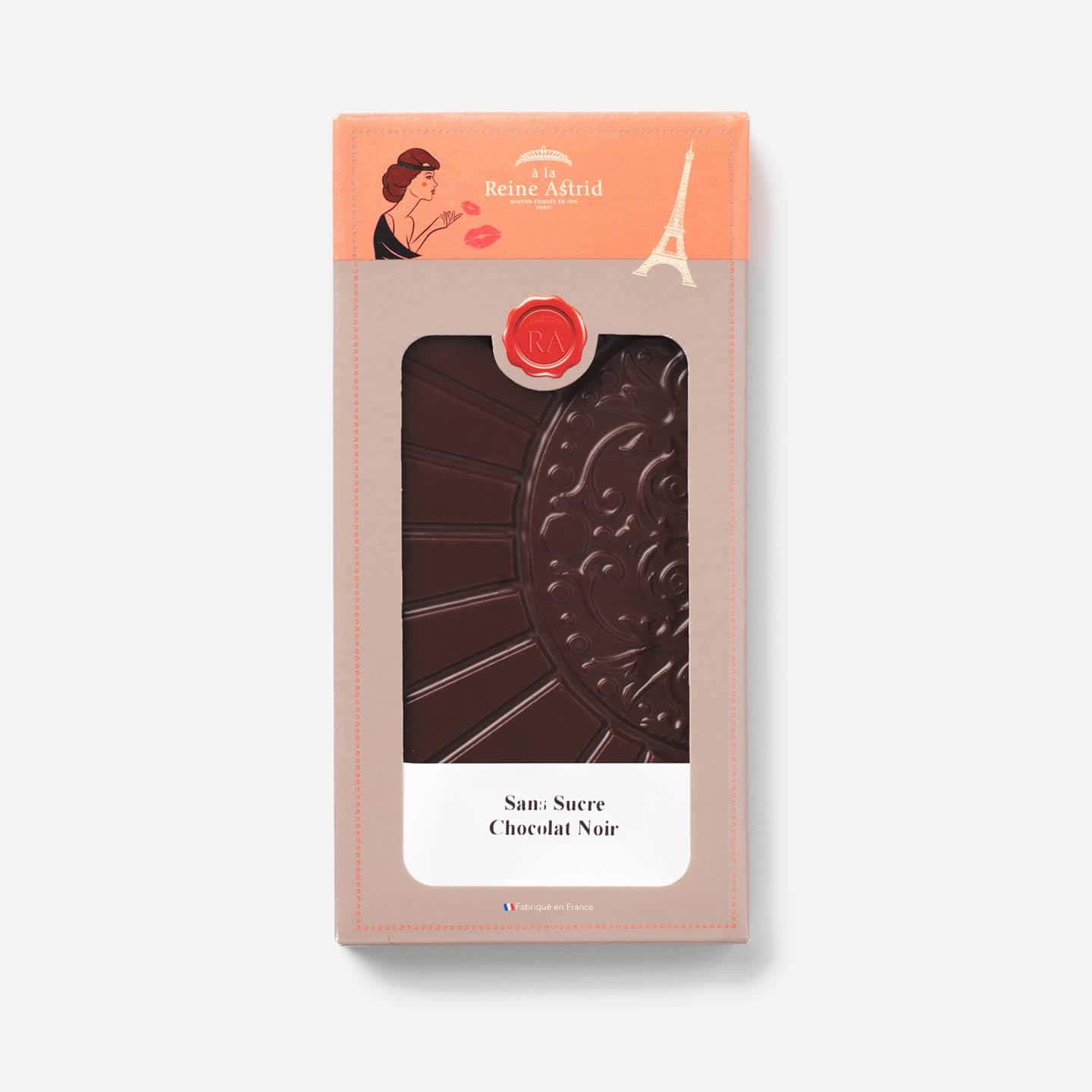 Tablette Chocolat Noir Sans Sucre 65% 80g Bean to Bar