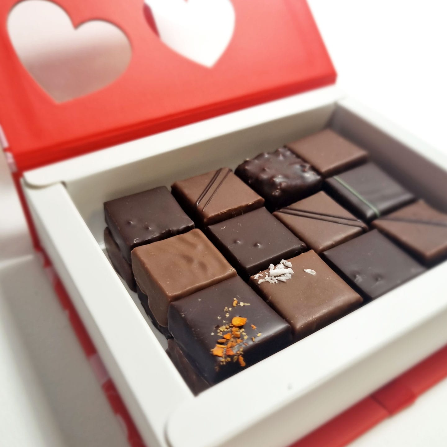 Assortiment Chocolat Noir et Lait Saint-Valentin 135g