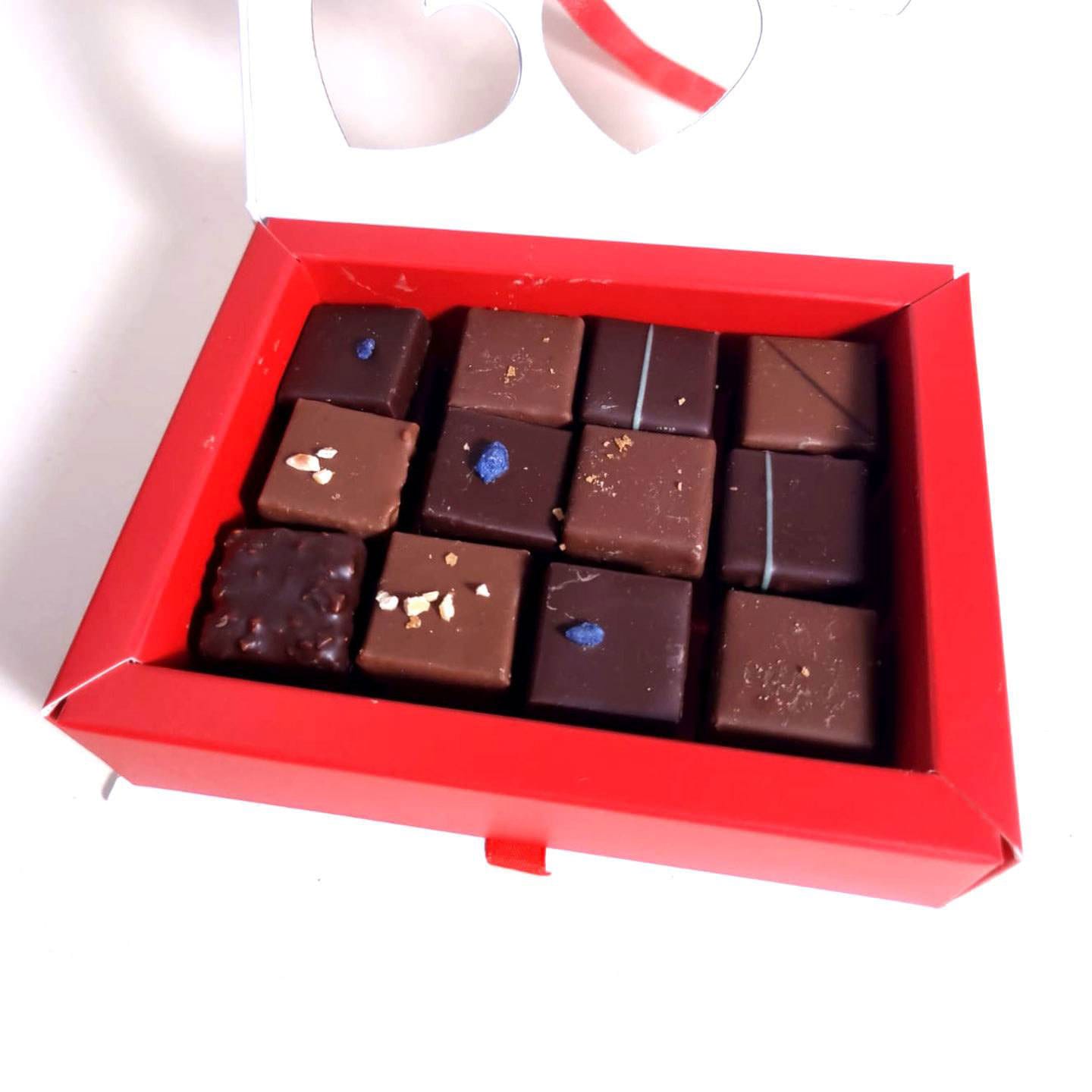 Assortiment Noir et Lait Saint-Valentin 2024 150g