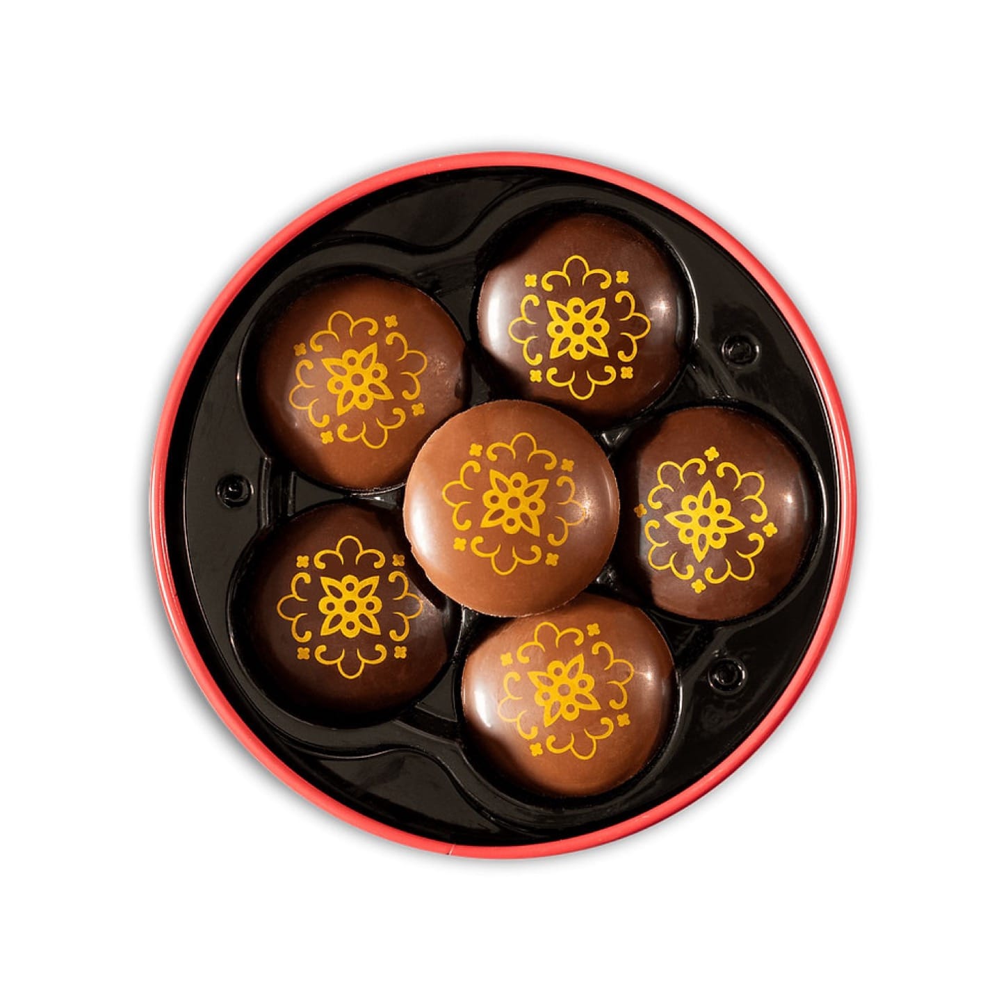 Palets Chocolat Noir et Lait Caramel Beurre de Bresse 120g - 24 pièces Emaux Bressans