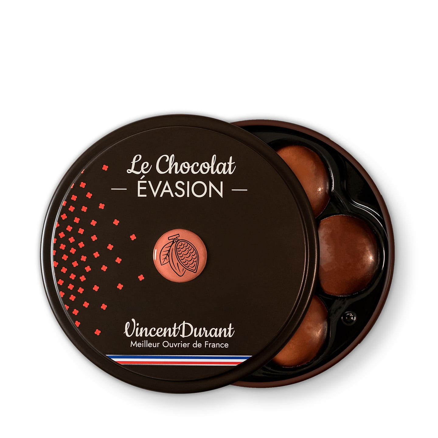 Palets Chocolat Noir et Lait Ganaches Origine 120g - 24 pièces