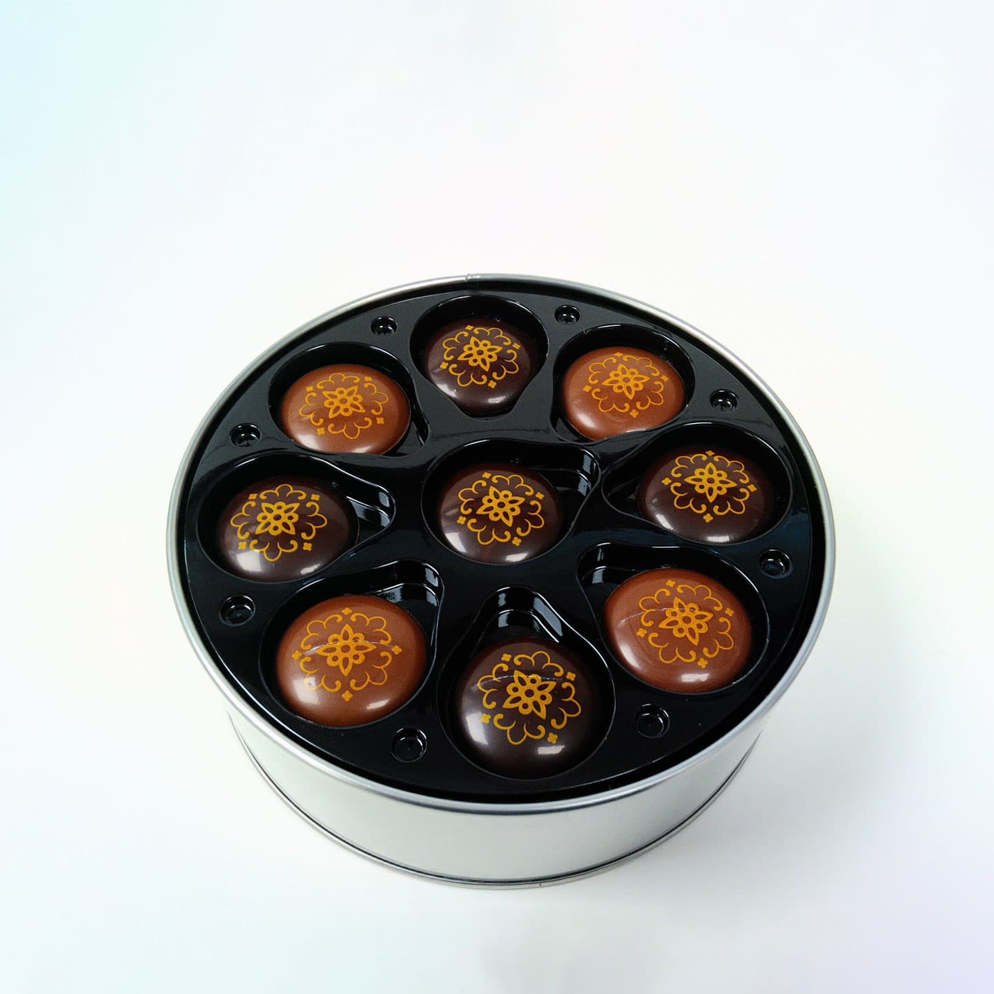 Palets Chocolat Noir et Lait Caramel Beurre de Bresse 230g - 45 pièces Emaux Bressans