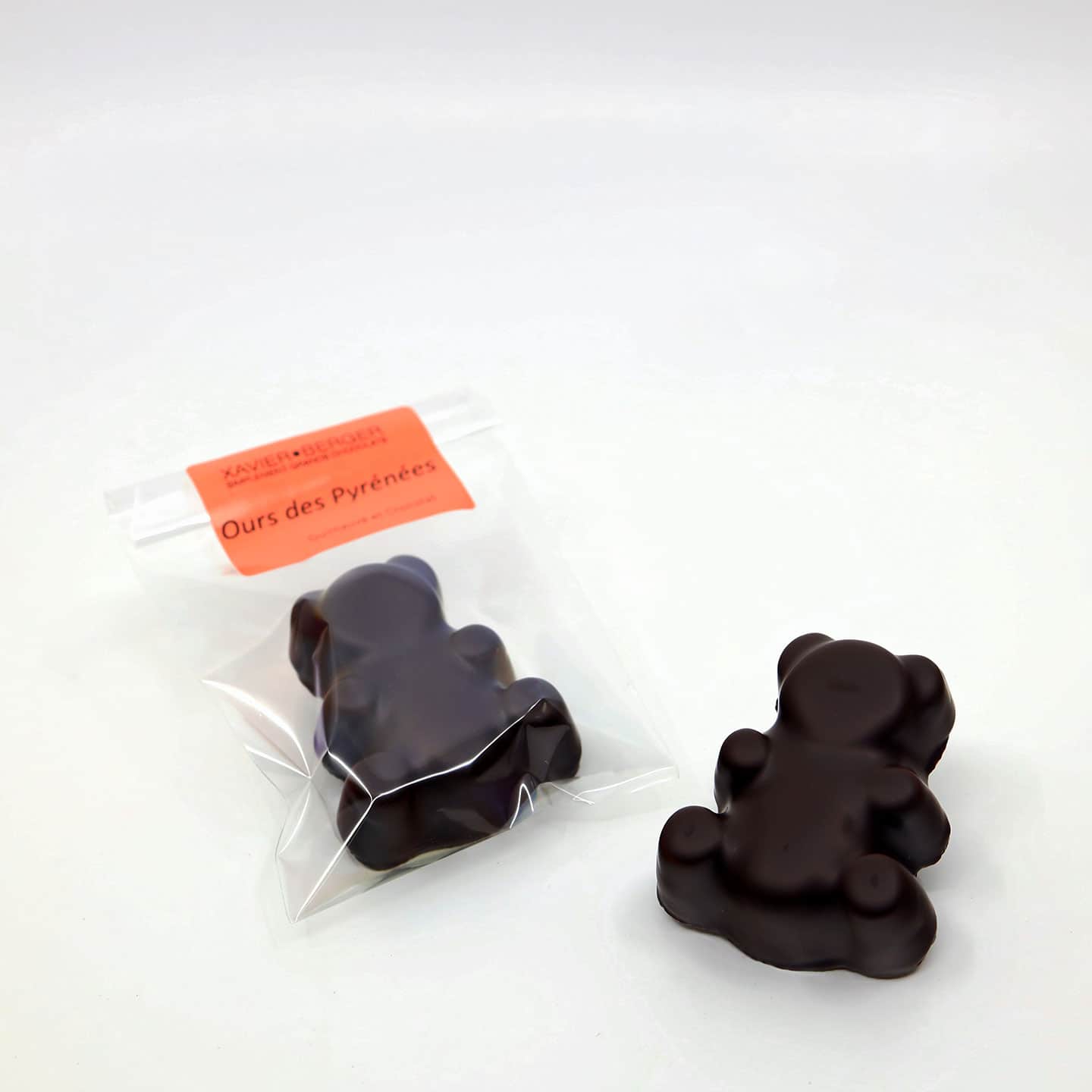 Guimauve enrobée Chocolat Noir 24g - 1 pièce Ours des Pyrénées