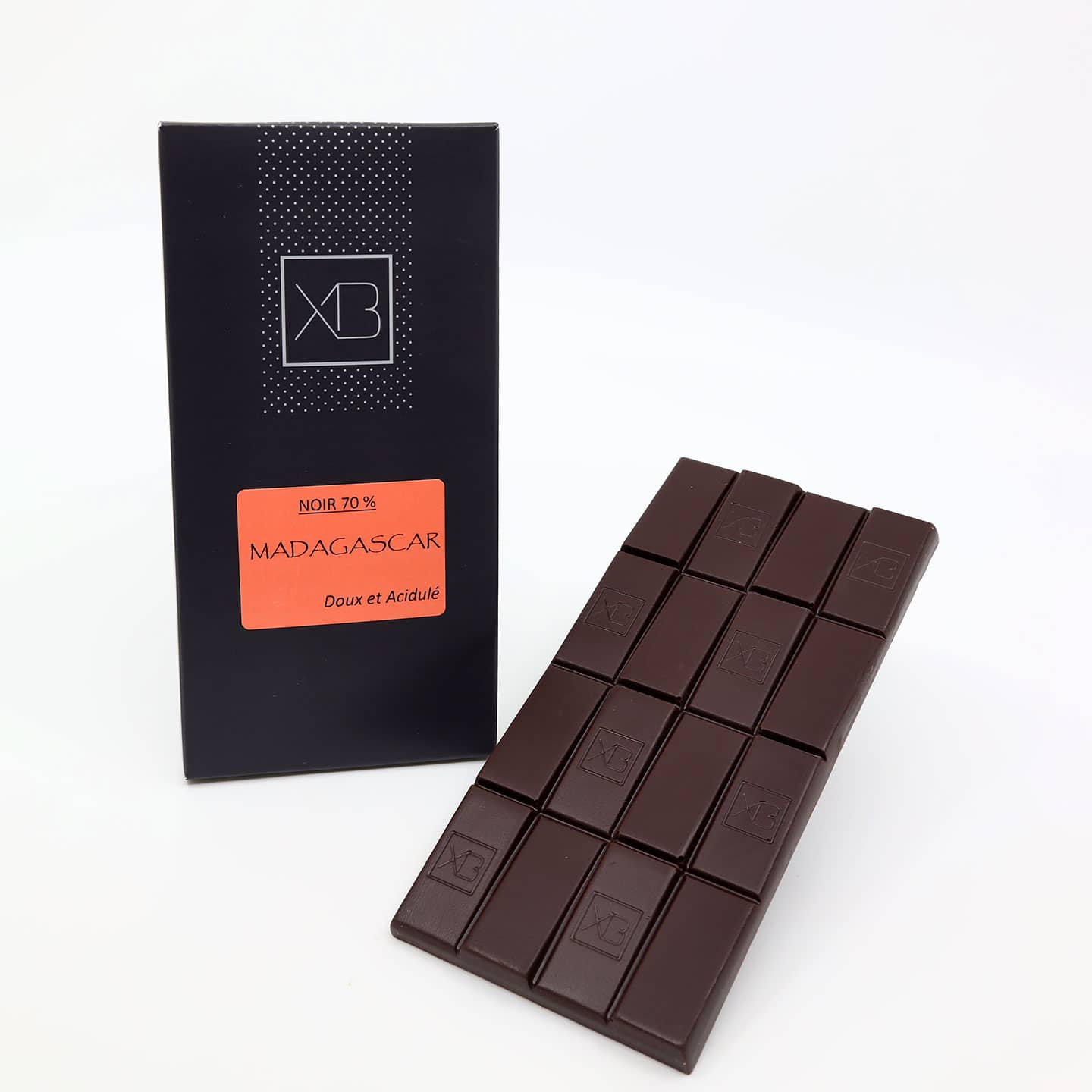 Tablette Chocolat Noir origine Madagascar 70% 75g