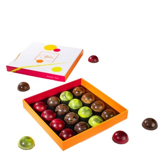 Yver • Assortiment chocolats Noir et Lait 260g - 38 pièces Prestige