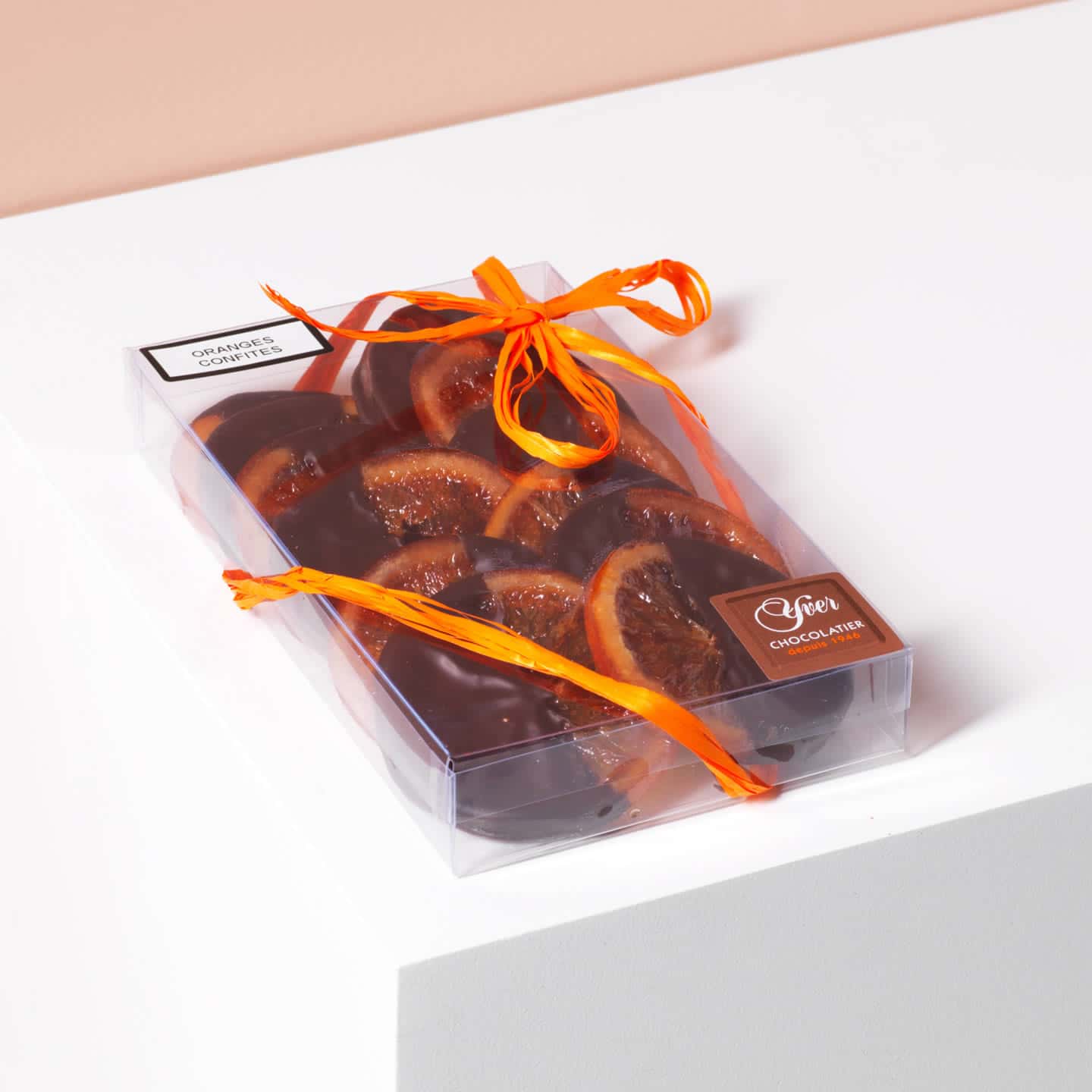 Rondelles Oranges Confites enrobées Chocolat Noir 200g