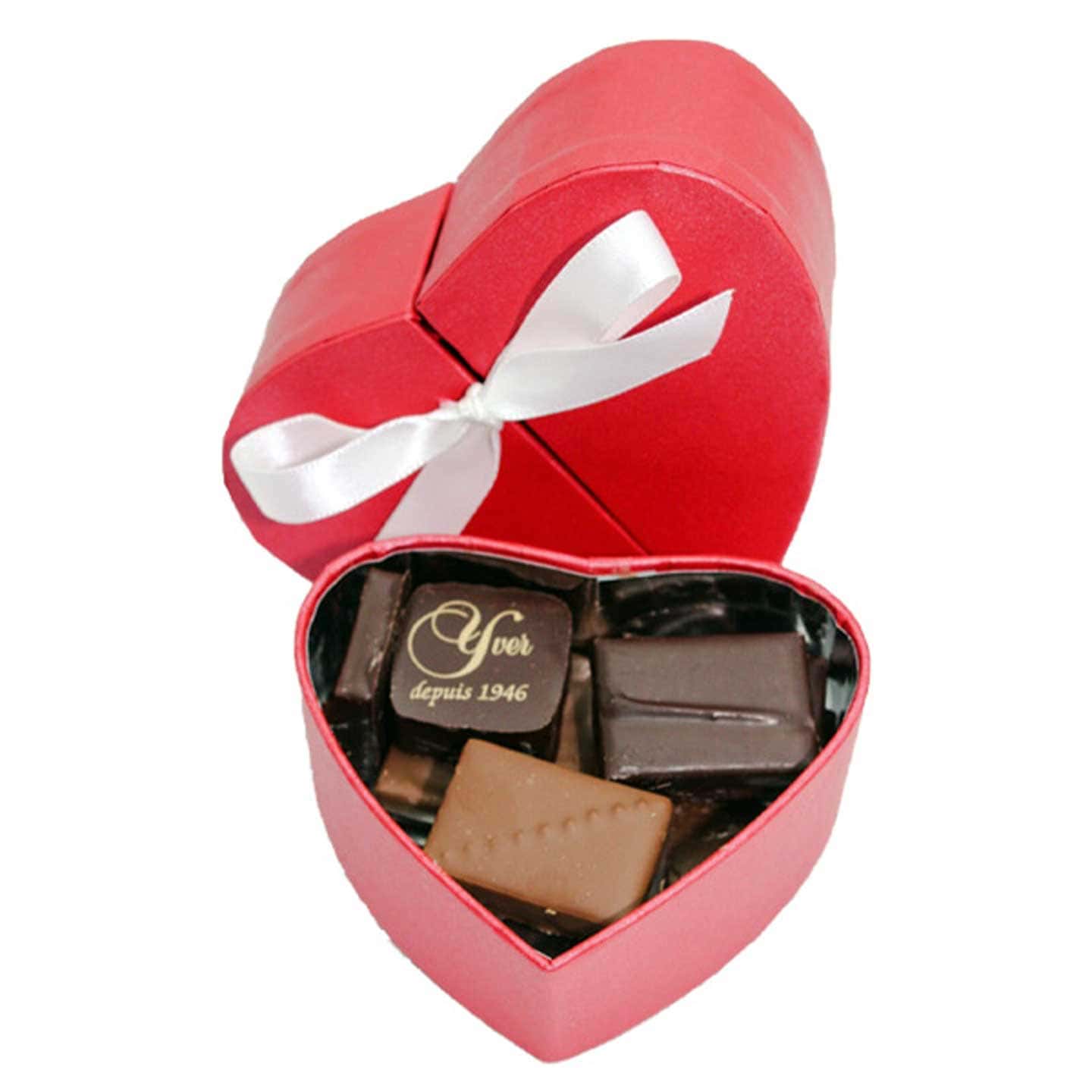 Assortiment Chocolats Noir et Lait Saint Valentin 70g