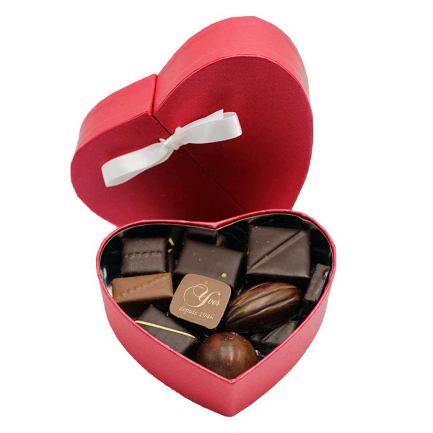 Assortiment Chocolats Noir et Lait Saint Valentin 150g