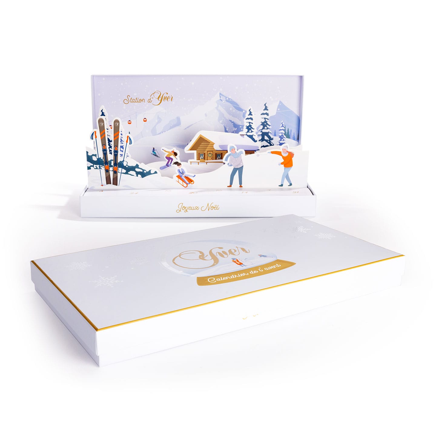 Calendrier de l'Avent 240g 24 cases