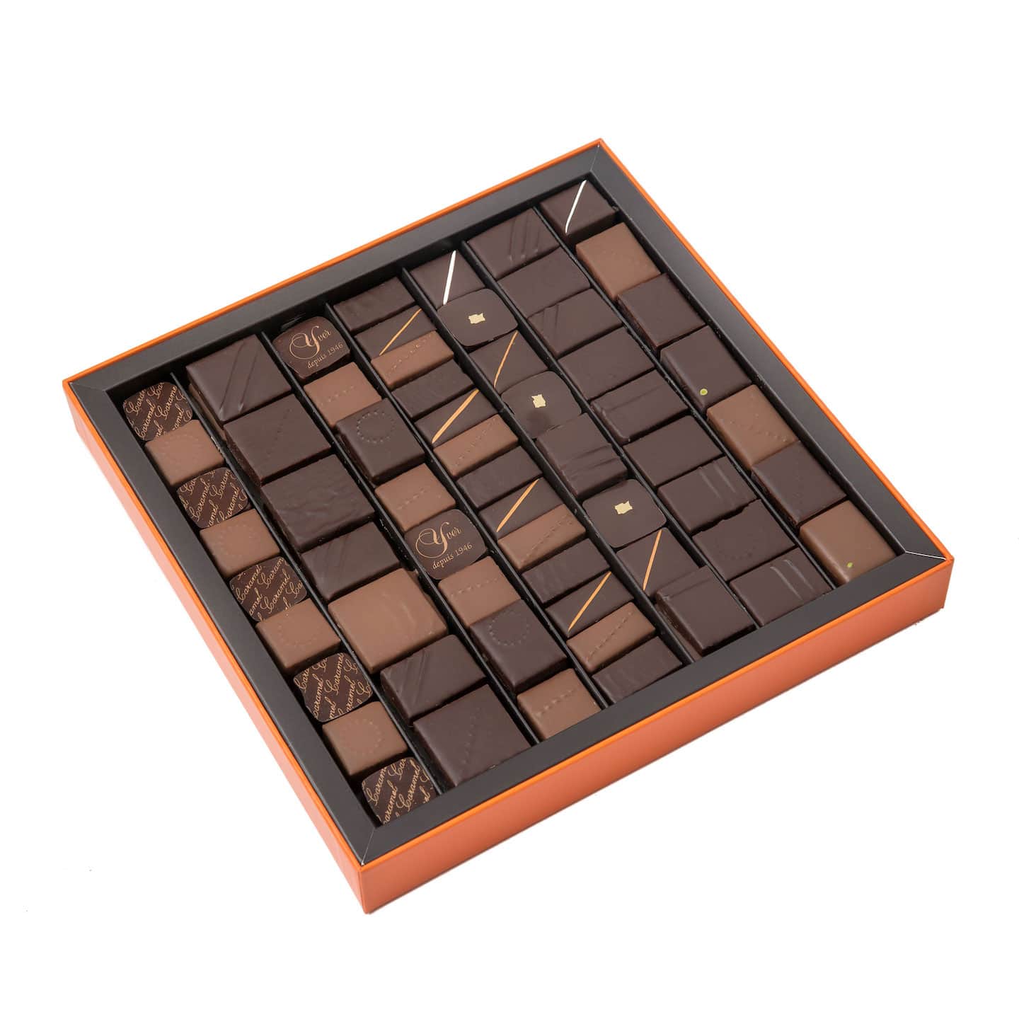 Assortiment chocolats Noir et Lait 550g - 87 pièces Prestige