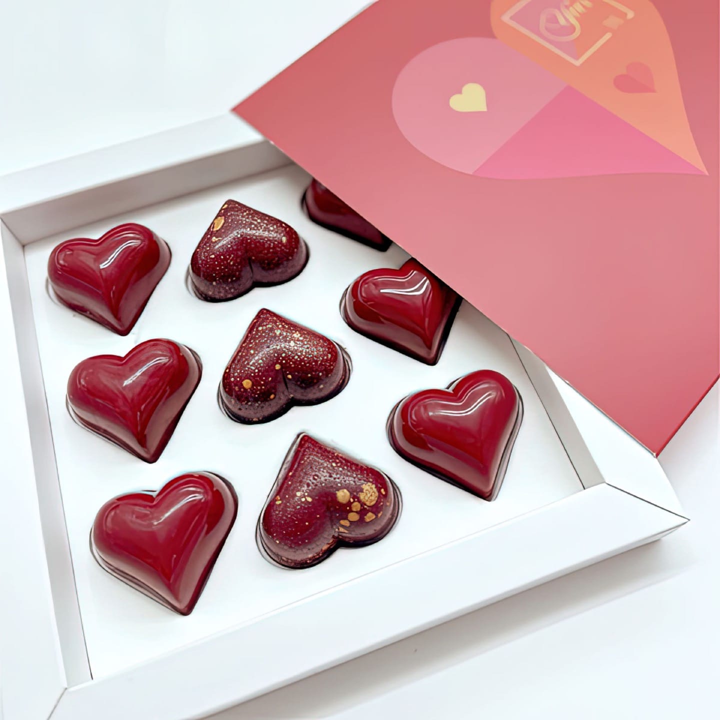 Yver • Assortiment Chocolat Praline Saint Valentin 220g