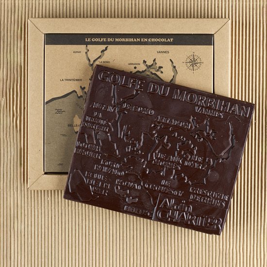 Alain Chartier Tablette Chocolat Noir 70% Caramel Golfe du Morbihan 150g