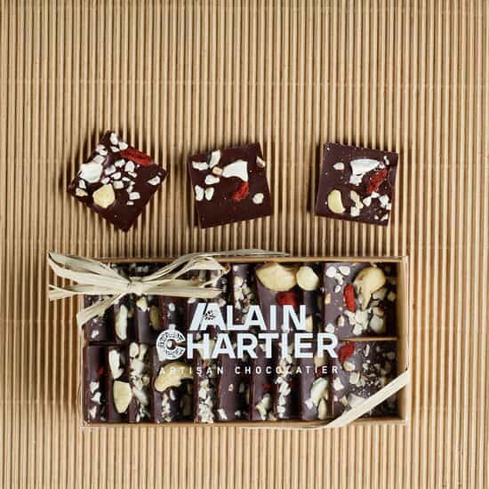 Alain Chartier Mendiants Chocolat Noir 100g Alain Chartier Mendiants Chocolat Noir 100g