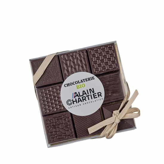 Alain Chartier Carrés Chocolat Noir 36 Carrés