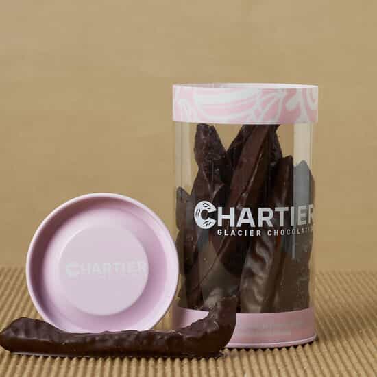 Alain Chartier Orangettes Chocolat Noir 150g Alain Chartier Orangettes Chocolat Noir 150g