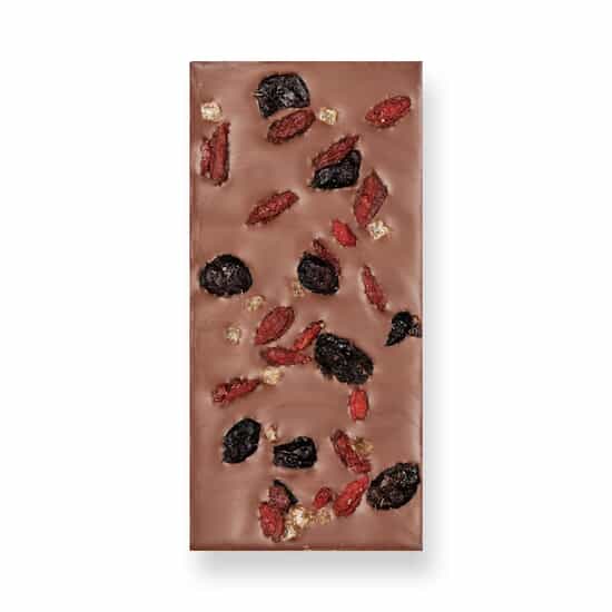 Tafel Milchschokolade 40% Bean-to-Bar Bio Aphrodisiakum 90g Tafel Milchschokolade 40% Bean-to-Bar Bio Aphrodisiakum 90g