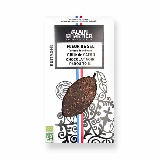 Alain Chartier Tafel Dunkel Grué 70% Bean-to-Bar Bio 80g Alain Chartier Tafel Dunkel Grué 70% Bean-to-Bar Bio 80g