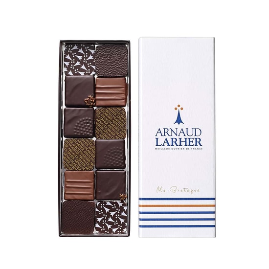 Arnaud Larher Pralinen Selektion Dunkel Meine Bretagne - Arnaud Larher Pralinen Selektion Dunkel Meine Bretagne -