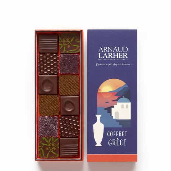 Arnaud Larher Pralinen Selektion Dunkel & Milchschokolade Griechenland 12 Stück Arnaud Larher Pralinen Selektion Dunkel & Milchschokolade Griechenland 12 Stück
