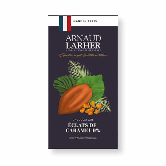 Arnaud Larher Tablette Chocolat Lait Caramel 40% 75g