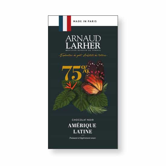 Arnaud Larher Tablette Chocolat Noir 75% Amérique Latine 75g Arnaud Larher Tablette Chocolat Noir 75% Amérique Latine 75g