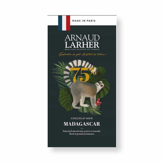 Arnaud Larher Tablette Chocolat Noir 75% Madagascar 75g Arnaud Larher Tablette Chocolat Noir 75% Madagascar 75g