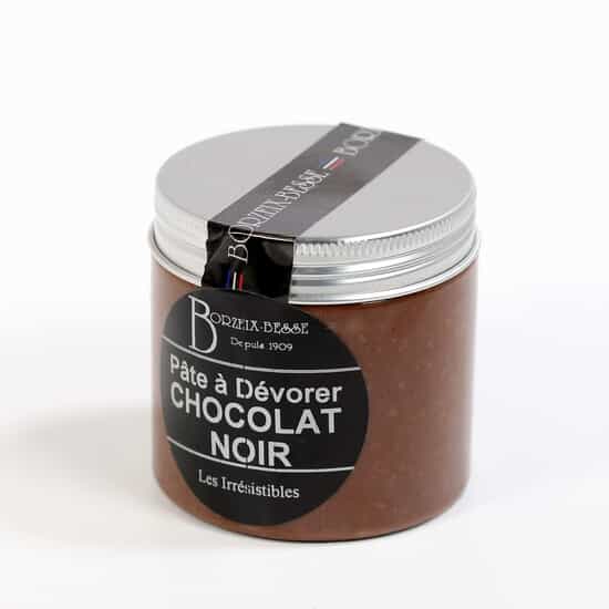 Borzeix Besse Pâte à Tartiner Chocolat Noir Noisettes Pâte à Dévorer 200 g