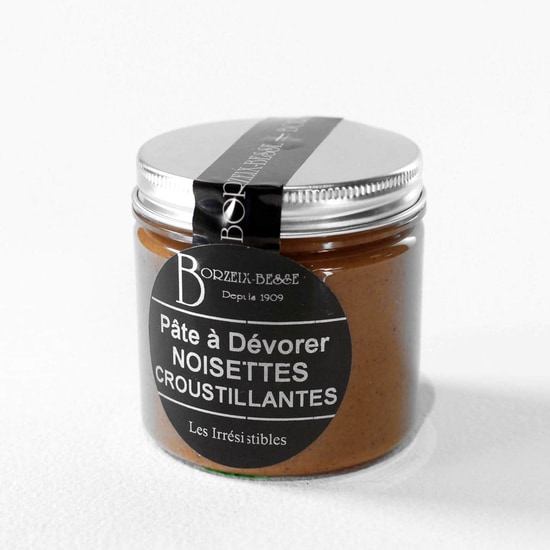 Borzeix Besse Pâte à Tartiner Chocolat Lait Noisettes Croustillantes Pâte à Dévorer 200 g