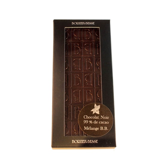 Borzeix Besse Tablette Chocolat Noir 99% 90 g Borzeix Besse Tablette Chocolat Noir 99% 90 g