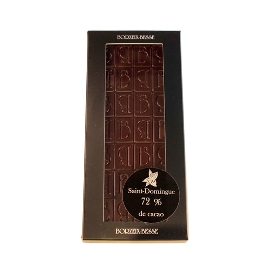 Borzeix Besse Tablette Chocolat Noir 72% République Dominicaine 90 g