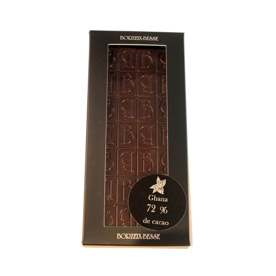Borzeix Besse Tablette Chocolat Noir 72% Ghana 90 g